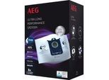 AEG Staubsaugerbeutel "s-bag Megapack für AEG VX9 GR210SM", weiß (weiß, blau), Staubbeutel, 5l Füllmenge