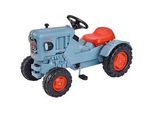 Trettraktor BIG "Eicher Diesel ED 16", blau (blau, rot), Tretfahrzeuge, KinderB:46cm H:88cm T:54cm, BxTxH: 46x54x88 cm, B:46cm H:88cm T:54cm