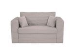 Xora Jugend- UND Kindersofa , Taupe , Textil , Füllung: Schaumstoffflocken,Schaumstoffflocken , 136x78x72 cm , Wohnzimmer, Sofas & Couches, Schlafsofas