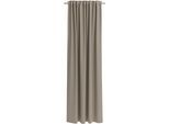 Vorhang NEUTEX FOR YOU "Linessa", beige (sand), B:137cm H:255cm, Jacquard, Polyester, Gardinen, Schal mit verdeckten Schlaufen, Breite 137 cm, nach Maß