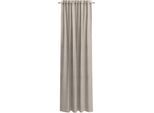 Vorhang NEUTEX FOR YOU "Libre-ECO", braun (leder), B:142cm H:260cm, Jacquard, Polyester, Gardinen, nach Maß