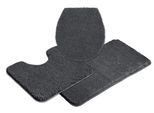 Badematte OTTO HOME "Inga, Badezimmer Teppich, Badvorleger" Gr. 11, grau (anthrazit), H:20mm, Polyester, Badematten, Badematte, Badteppich, unifarben, weich, als halbrund und rechteckig erhältlich