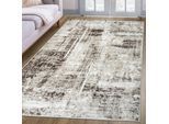 Teppich OTTO HOME "Salsa" Gr. 6, braun, B:200cm H:9mm L:300cm, Kunstfaser, Teppiche, Teppich, mit besonders weichem Flor, Kurzflor, im Vintage-Look, dichte Qualität