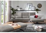 Ecksofa W.SCHILLIG "broadway, Designsofa mit tollem Sitzkomfort", grau (grau s22), B:291cm H:94cm T:164cm, Flachgewebe S22 (100% Polyester), Sofas, Ecksofa, Sitztiefenverstellung, Kopfteil- & Seitenteilverstellung, Breite 291cm