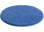 Badematte OTTO HOME "Inga, Badezimmer Teppich, Badvorleger" Gr. 7, blau, H:20mm, Polyester, Badematten, Badematte, Badteppich, unifarben, weich, als halbrund und rechteckig erhältlich