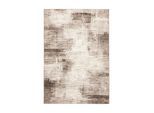 Teppich KAYOOM "Visionary 127", braun (beige), B:160cm H:8mm L:230cm, Polyester, Teppiche, Teppich, Kurzflor, Vintage, Patchwork, Modernes Muster