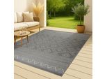 Teppich OTTO HOME "Toronto auch als Läufer erhältlich" Gr. 6, grau, B:200cm H:3mm L:290cm, Kunstfaser, Teppiche, Teppich, In- und Outdoor geeignet, Sisal-Optik, Wetterfest & UV-beständig, Boho