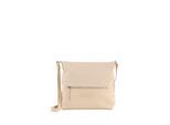 TOM TAILOR Damen TTGIA M Umhängetasche aus Lederimitat, beige, Uni, Gr. ONESIZE