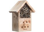 Insektenhotel WINDHAGER "Zur Post", natur, B:20,5cm H:27cm T:12,5cm, Holzwerkstoff, Insektenhotels, Insektenhotel, BxTxH: 20,5x12,5x27 cm