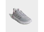 Walkingschuh ADIDAS SPORTSWEAR "CLOUDFOAM FLEX, ELASTISCHE SCHNÜRSENKEL", Damen, Gr. 39, grau (lgh solid grau, matte silber, clear pink), Textil, Schuhe Walkingschuh