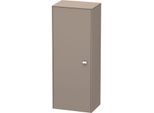 Duravit Brioso Halbhochschrank Individual 91-133cm BR1341L1043, Basalt Matt, Tür links, Griff Chrom