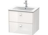 Duravit Brioso Waschtischunterschrank BR410102222 620x553 mm, Weiß Hochglanz, 2 Auszüge