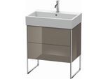 Duravit XSquare Waschtisch-Unterschrank XS447408989 68,4x49,1x46cm, 2 Auszüge, Flannel Grey hochglanz