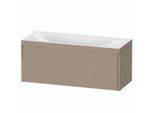 Duravit XViu Waschtisch-Unterschrank XV4612NB175C 120x48cm, 1 Auszug, ohne Hahnloch, champagner matt, Rahmen C, leinen