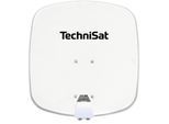 TechniSat DIGIDISH 45 Sat-Schüssel mit Twin-LNB & Wandhalterung, 2 TN polarweiß