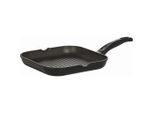 WMF Grillpfanne, Schwarz, Metall, 27x27 cm, antihaftbeschichtet, Kochgeschirr, Pfannen, Grillpfannen