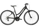 Crossrad KROSS "KROSS Crossbike Evado 2.0 28" schwarz 21 Gänge" Gr. 38, schwarz (schwarz, schwarz), Fahrräder, Damen, 38cm, 28 Zoll (71,12cm) hinten: 28 Zoll (71,12cm), Crossrad