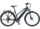 E-Bike PROPHETE "Entdecker 2.8" Gr. 50, schwarz (schwarz matt, schwarz), Elektrofahrräder, 50cm, 28 Zoll (71,12cm), E-Bike, Pedelec, Elektrofahrrad für Damen