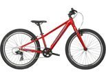 Kinderfahrrad KROSS "Kinder-MTB Level Jr 1.0" Gr. 30, rot (rot, rot), Fahrräder, Kinder, 30cm, 24 Zoll (60,96cm) hinten: 24 Zoll (60,96cm), Kinderfahrrad