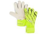 Torwarthandschuhe PUMA "ULTRA MATCH RC", Gr. 11, gelb alert, puma schwarz, Obermaterial: 100% Polyester, gemustert, Handschuhe Torwarthandschuhe, für Erwachsene, mit Multi-Grip-Latexhandflächen, mit Daumenwickel