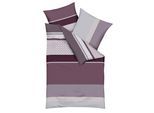 Bettwäsche KAEPPEL "Imperial", rot (bordeaux), B/L: 155cm x 220cm, 1 Stk., 1 Stk., Mako-Satin, B/L: 80cm x 80cm, 2 Stk., Mako-Satin, Obermaterial: 100% Baumwolle, Bettwäsche, Bettwäsche