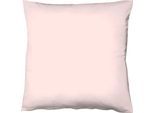 Kissenbezüge FLEURESSE "Colours", rosa (rosé), B:40cm L:40cm, Interlock-Jersey, Obermaterial: 100% Baumwolle, Kissenbezüge, Kissenbezüge, edler, bügelfreier Interlock-Jersey aus 100% Baumwolle