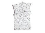 Bettwäsche KAEPPEL "Enchanted", stein, B/L: 135cm x 200cm, 1 Stk., 1 Stk., Interlock-Jersey, B/L: 80cm x 80cm, 2 Stk., Interlock-Jersey, Obermaterial: 100% Baumwolle, Bettwäsche, Bettwäsche, angenehmes Hautgefühl