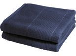 Badetuch FLEURESSE "2828", blau (dunkelblau, marine), B:90cm L:200cm, Frottier, Obermaterial: 100% Baumwolle, Handtücher, Badetuch, Duschhandtücher, Handtücher, Walkfrottee, 100% Baumwolle