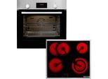 BOSCH Backofen-Set "HBD231VR61", Energieeffizienz: A, silber (edelstahlfarben), Herdsets, Backofen-Set