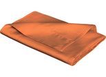 Betttuch FLEURESSE "Colours", orange (terra), B:160cm L:260cm, Mako-Satin, Obermaterial: 100% Baumwolle, Bettlaken, Betttuch, offenes Bettlaken