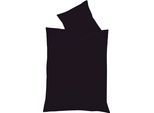 Bettwäsche FLEURESSE "Colours in 135x200, 155x220 oder 200x200 cm", braun (mokka), B/L: 155cm x 200cm, 1 Stk., 1 Stk., Interlock-Jersey, B/L: 80cm x 80cm, 2 Stk., Interlock-Jersey, Obermaterial: 100% Baumwolle, Bettwäsche, Bettwäsche, Bettwäsche aus 100% Baumwolle, uni, mit Reißverschluss