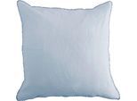 Kissenbezug FLEURESSE "Provence", blau (hellblau), B:40cm L:40cm, Leinen, Obermaterial: 50% Baumwolle, 50% Leinen, Kissenbezüge, Kissenbezug, Leinen, Premium Qualität, kühlende Stoff