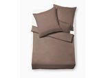 Bettwäsche FLEURESSE "Lech 3089", braun (rostbraun), B/L: 200cm x 220cm, 1 Stk., 2 Stk., Flanell, B/L: 80cm x 80cm & 80cm x 80cm, 3 Stk., Flanell, Obermaterial: 100% Baumwolle, Bettwäsche, Bettwäsche, Edelflanell, Baumwolle, in Gr. 135x200, 155x220, 200x200cm