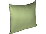 Kissenbezug FLEURESSE "Colours Mako Satin, 100% Baumwolle, mit Reißverschluss", grün (jade), B:40cm L:40cm, Mako-Satin, Mako-Satin, Kissenbezüge, Kissenbezug, Mako Satin, glänzend, glatt, Premium Qualität