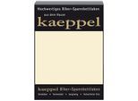 Spannbettlaken KAEPPEL "Spannbettlaken Biber", beige (leinen), L:200cm, Biber, Obermaterial: 100% Baumwolle, Bettlaken, Spannbettlaken, 100% Baumwolle, kuschelig weich ideal für Winter