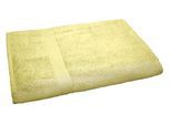 Duschtuch DYCKHOFF "Opal", gelb (lemon), B:70cm L:140cm, Frottier, Frottier, Handtücher, mit formstabiler Borte