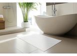 Badematte KAYOOM "Badematte Ocean Touch 425", weiß, (67cm x 110cm ), 1 Stk., Polyester, Badematten, Badematte, Kurzflor