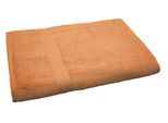 Duschtuch DYCKHOFF "Opal", orange (terracotta), B:70cm L:140cm, Frottier, Frottier, Handtücher, mit formstabiler Borte