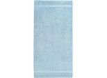 Strandtuch DYCKHOFF "Planet", blau (bleu), B:70cm L:200cm, Walkfrottier, Obermaterial: 100% Baumwolle, Handtücher