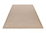 Teppich OBSESSION "My Oslo 708", grau (taupe), B:160cm H:7mm L:230cm, Polypropylen, Teppiche, Teppich, meliert, mit Bordüre, In- und Outdoor geeignet