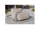 Ambia Garden Loungesofa , Beige , Textil , 95x80x95 cm , wetterbeständig, regenabweisend, lichtecht , Gartenmöbel, Loungemöbel, Outdoor-Sofas