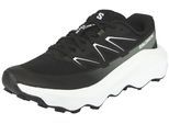 Laufschuh SALOMON "ULTRA FLOW 2", Herren, Gr. 44, schwarz, weiß, agave grün, Synthetik, Textil, Schuhe Laufschuh