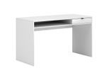Mid.you , Weiß , Kunststoff, Holzwerkstoff , 1 Schublade(n) Schubladen , rechteckig , 60x76x130 cm , Stauraum, Regal , Büromöbel, Schreibtische, Schreibtische