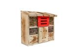 Möbelix , Naturfarben, Rot , Holz , 27x30x13.5 cm , Freizeit im Garten, Gartenaccessoires, Vogelhäuser & Freilaufgehege, Insektenhotels