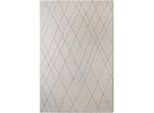 James Wood , Creme, Beige , Textil , geometrisch , rechteckig , 120x170 cm , Oeko-Tex® Standard 100 , für Fußbodenheizung geeignet, antistatisch, pflegeleicht , Teppiche & Böden, Teppiche