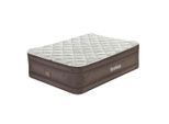 Bestway , Braun, Grau , Metall, Kunststoff , 152x51x203 cm , Dekra , integrierte elektrische Pumpe, beflockte Schlafseite , Schlafzimmer, Betten, Gästebetten, Luftbetten