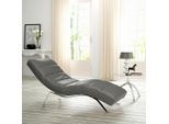 Livetastic , Anthrazit , Leder , Echtleder , Rindleder , 65x65-95x171 cm , Made in EU , Fußauswahl, Lederauswahl, Relaxfunktion, Rücken echt ,