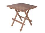 Gardenson , Braun , Holz , Teakholz , Hartholz , quadratisch , 50x50x50 cm , gastro- und objekttauglich, klappbar, wetterfest, UV-beständig, einfacher Aufbau , Freizeit im Garten, Gartenaccessoires