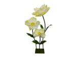 Luca Bessoni , Hellgelb , Holz, Metall, Kunststoff, Papier , Birke , massiv , Blume , Blume , 140 cm , zum Stellen , Dekoration, Dekofiguren & Skulpturen
