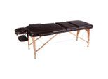 Ondega , Braun , Holz, Metall, Kunststoff, Holzwerkstoff , Buche , Hartholz , 70x62-85x185 cm , Wellness, Massageliegen
